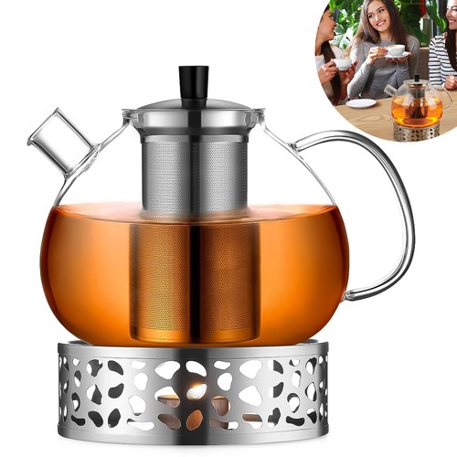 Glas teekanne mit - 1,5l,
